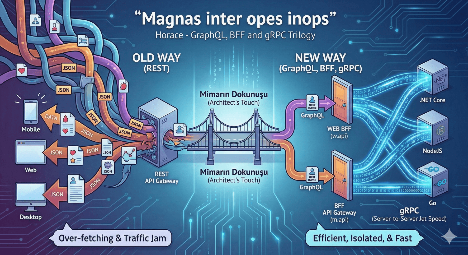 GraphQL & gRPC & Bff & DDD Microservice Architecture
